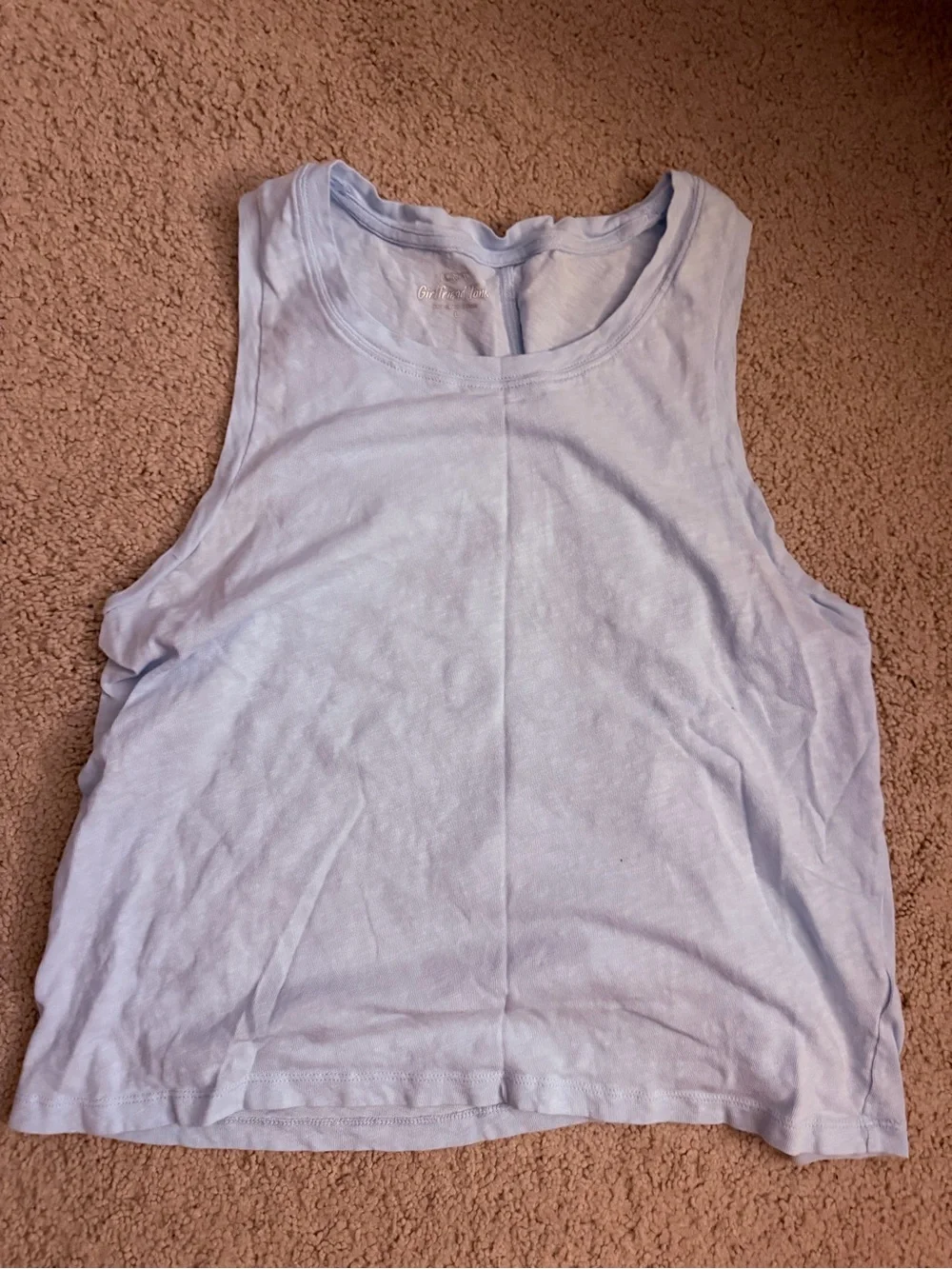 J. Crew Pale Blue Sleeveless Tank
